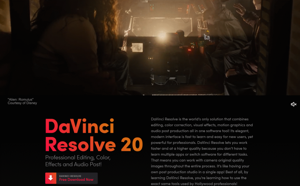 Davinc Resolve 影片剪輯軟體