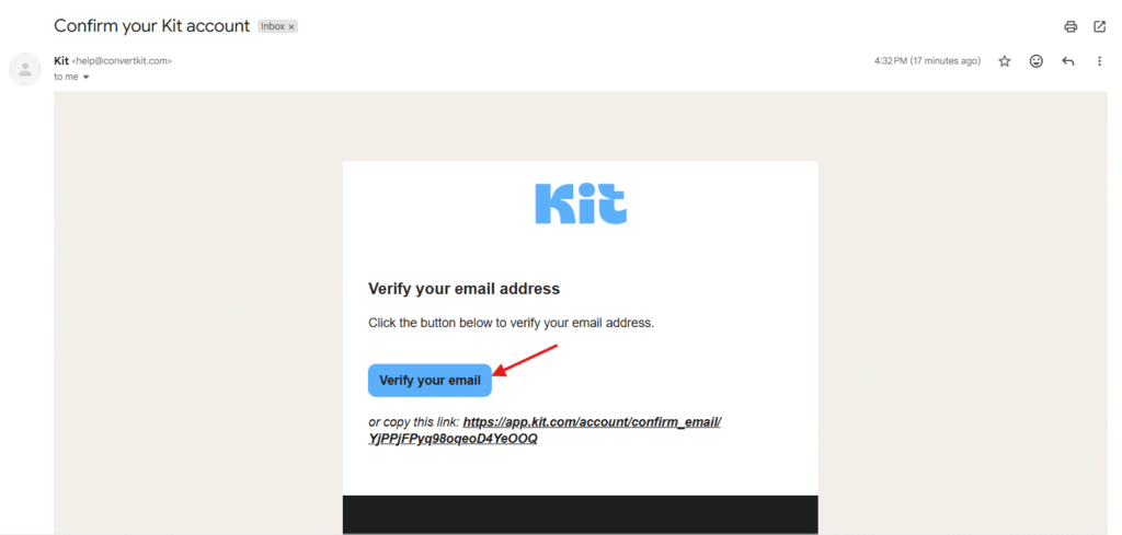 【2026 Kit 教學】能免費收 10000 訂閱者,還能直接賣數位商品? Kit 驗證 email (3)