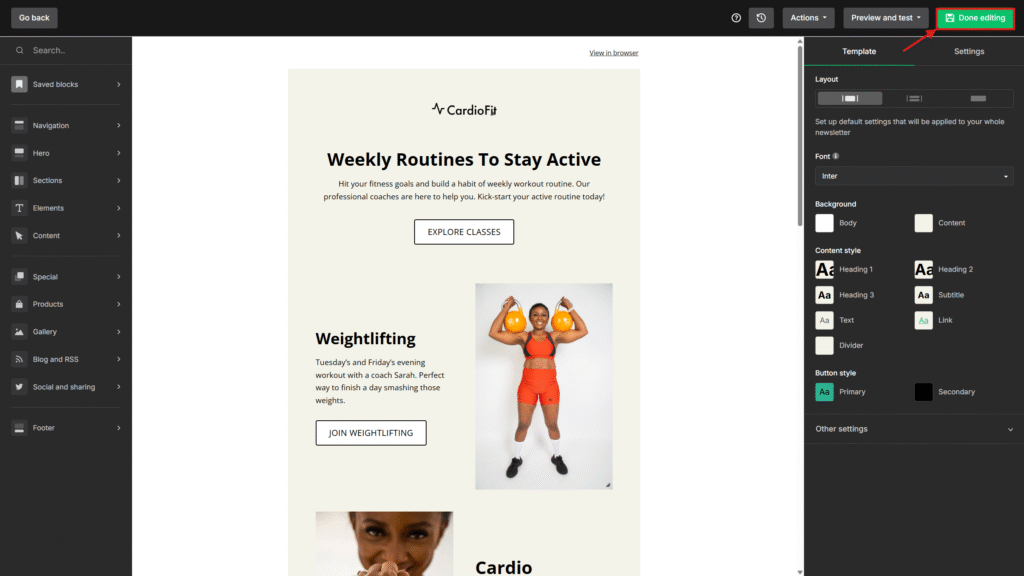 【2026 MailerLite 教學】最好上手的電子報工具,你適合用它嗎? Mailerlite 撰寫信件 (5)
