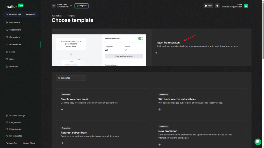 【2026 MailerLite 教學】最好上手的電子報工具,你適合用它嗎? Mailerlite 自動信流程 (2)