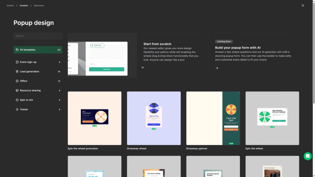 【2026 MailerLite 教學】最好上手的電子報工具,你適合用它嗎? Mailerlite 訂閱彈出視窗 (5)
